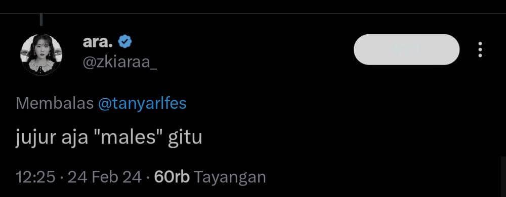 alasan lucu nolak ajakan bukber (x.com/zkiaraa_)