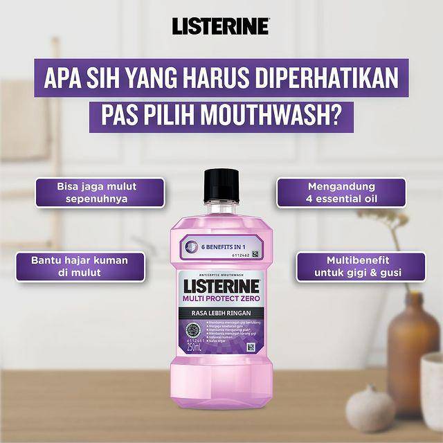 Obat kumur (instagram.com/listerineid)