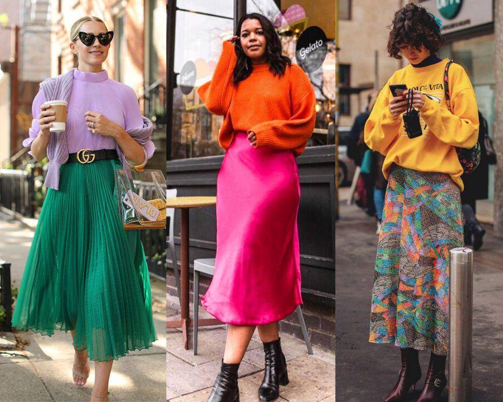 Inspirasi rok colorful di musim semi (Pinterest.com/the-atlantic-pacific.com | Pinterest.com/Vogue | Pinterst.com/Whowhatwear.co.uk)