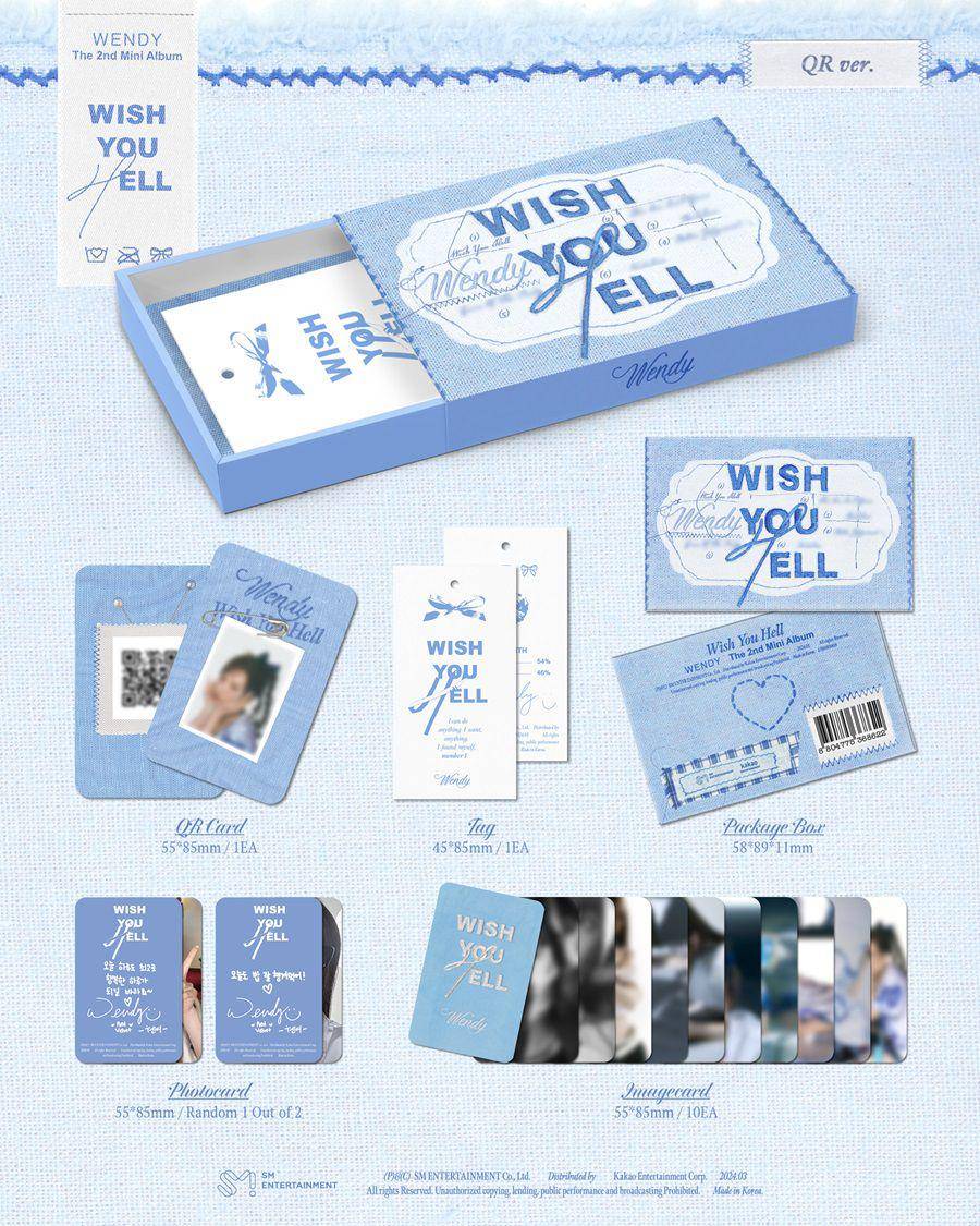 potret album fisik Wish You Hell versi QR (x.com/RVsmtown)