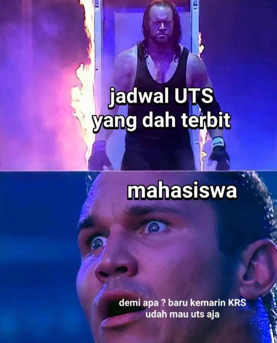 meme terkejut (instagram.com/keluhkesah.ngampus)