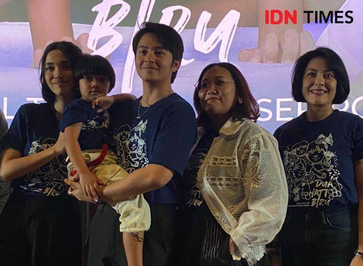 potret presscon film Dua Hati Biru (IDN Times/Rani Asnurida)