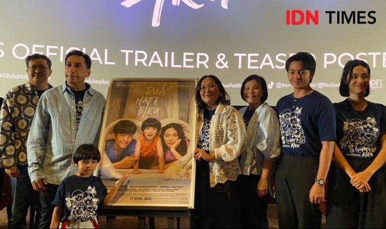 potret presscon film Dua Hati Biru (IDN Times/Rani Asnurida)