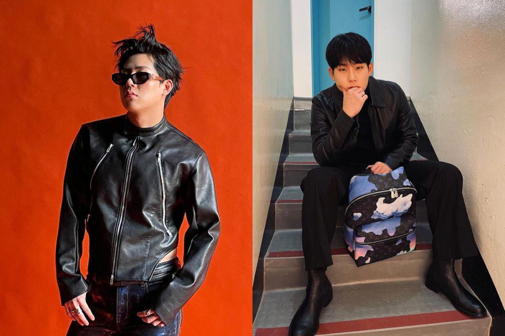 7 Inspirasi OOTD Leahter ala Joohoney MONSTA X, Tampil Eksentrik!