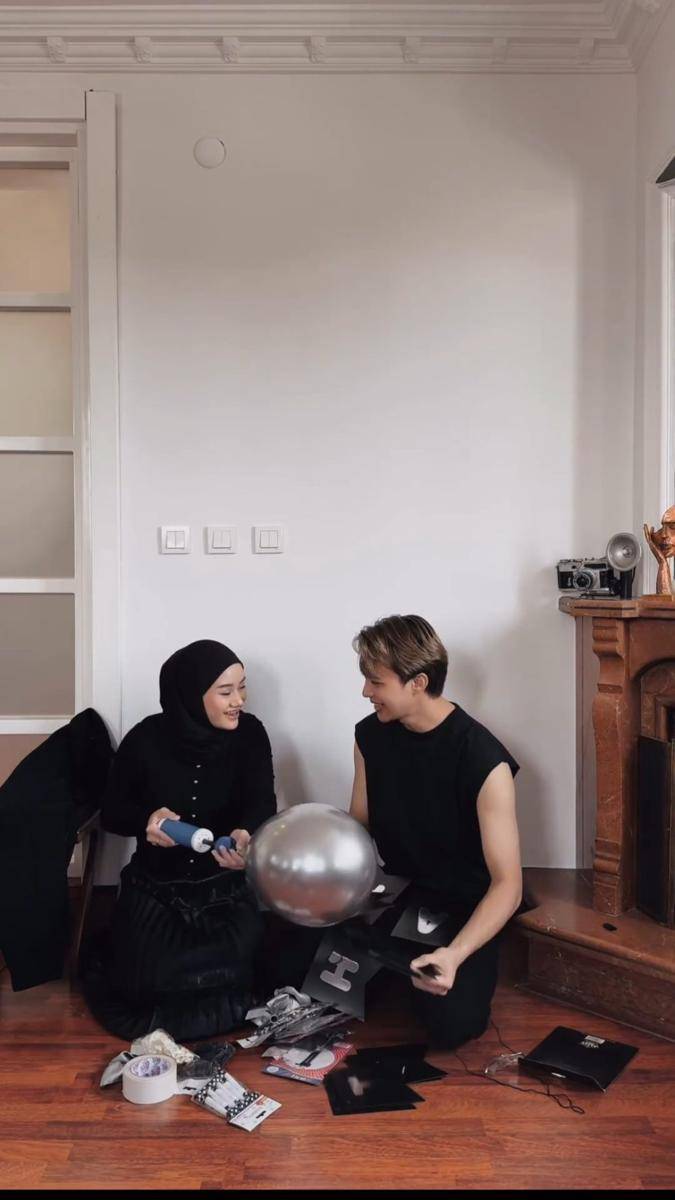 potret ultah Kaba ke-1 (instagram.com/dindahw)