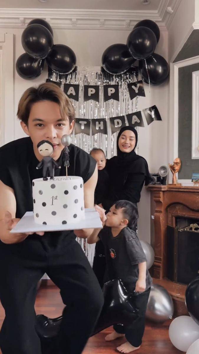 potret ultah Kaba ke-1 (instagram.com/dindahw)