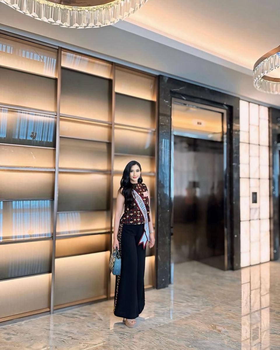 Outfit Nabilah Balqis di Karantina Puteri Indonesia 2024 (instagram.com/nabilaarb)