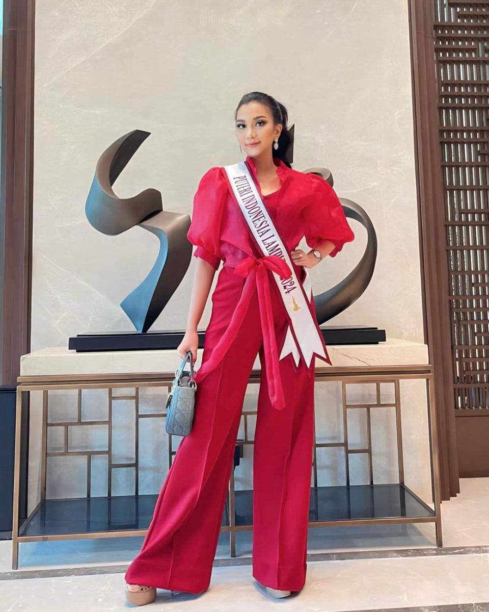 Outfit Nabilah Balqis di Karantina Puteri Indonesia 2024 (instagram.com/nabilaarb)