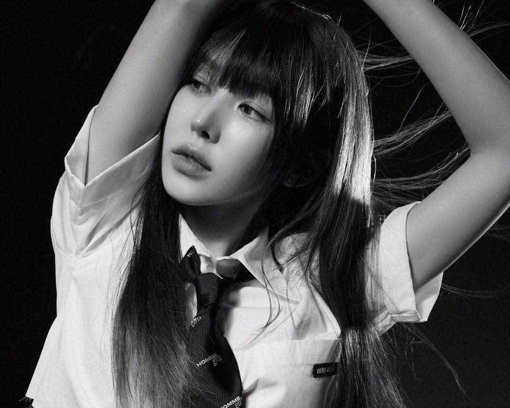 potret Wendy Red Velvet untuk mini album Wish You Hell (x.com/RVsmtown)