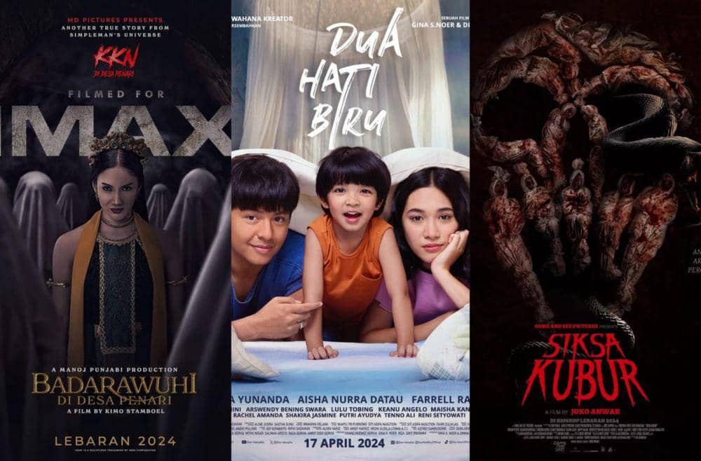 3 Film Indonesia Paling Dinanti pada April 2024, Andalan Libur Lebaran