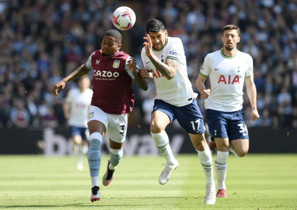 Aston Villa melawan Tottenham Hotspur di Premier League 2022/2023. (premierleague.com)