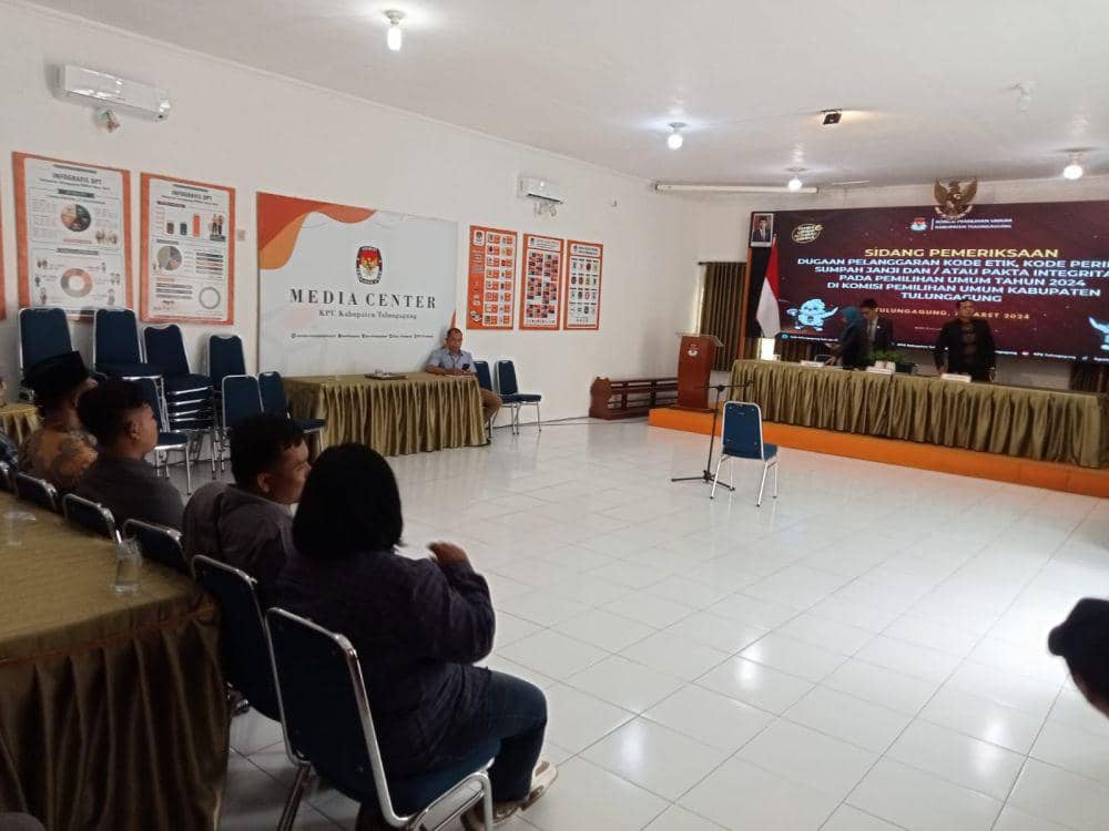 Suasana sidang etik di KPU Tulunagung. IDN Times/ istimewa