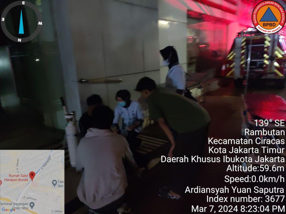 RS Harapan Bunda Jaktim Dilalap Api, Tak Ada Korban Jiwa