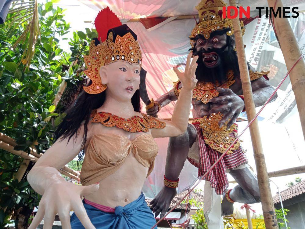 Pawai Ogoh-ogoh dan Perang Api di Mataram, Ruas Jalan ini Ditutup!