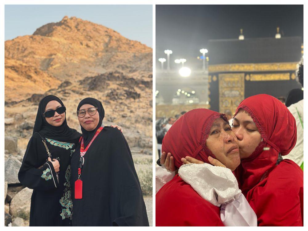 7 Potret Rara LIDA Umrah Bareng Sang Ibu, Banyak Introspeksi!