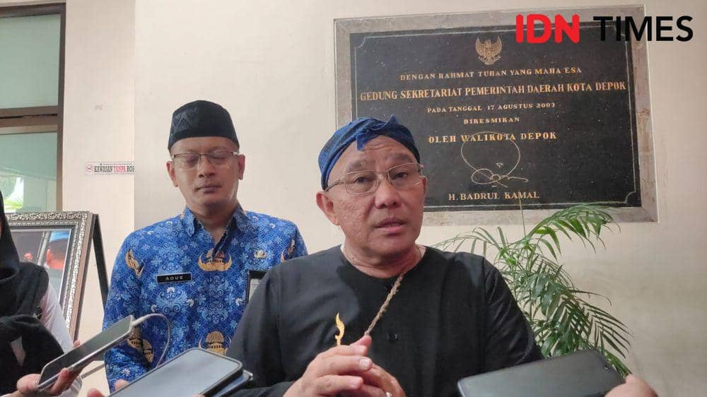 Wali Kota Depok saat ditemui IDNTimes usai mengikuti kegiatan di Balai Kota Depok. (IDNTimes/Dicky)