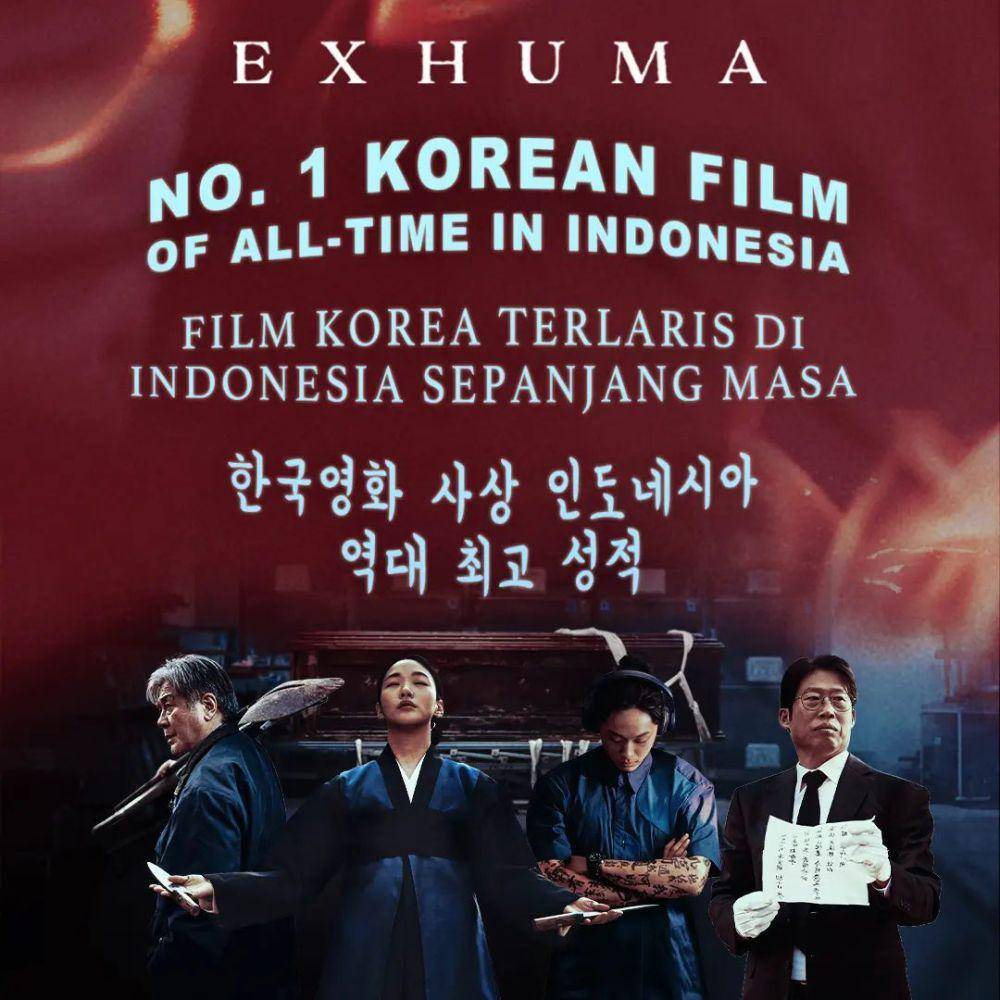 Exhuma film Korea Selatan peringkat satu di box office Indonesia (instagram.com/featpictures)