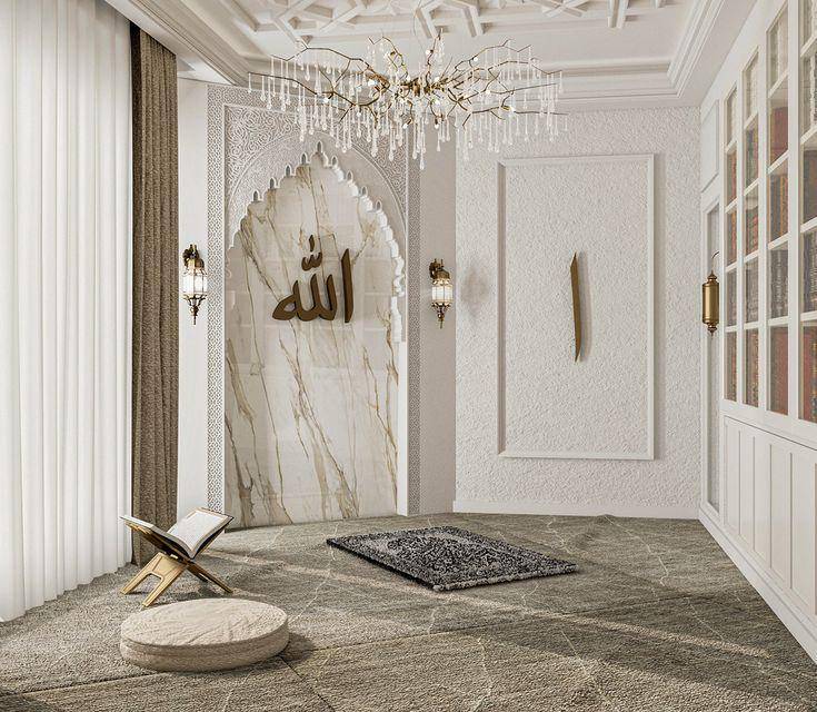 inspirasi menata ruang ibadah yang elegan (theislamicquotes.com)