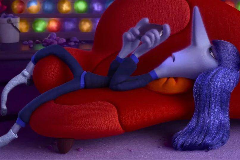 karakter Ennui dalam film Inside Out 2 (dok. Pixar Animation Studios/Inside Out 2)