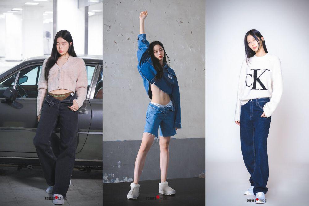 8 OOTD Celana Jeans ala Kazuha LE SSERAFIM, Modis dan Stylish!