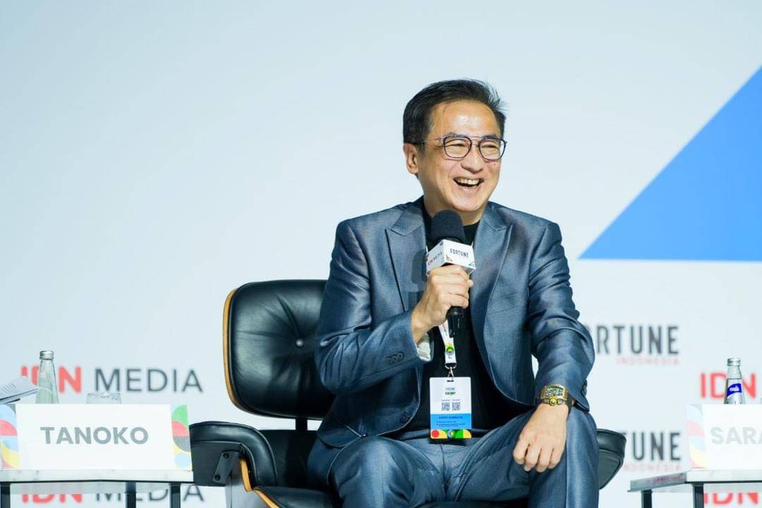 CEO Tancorp Group, Hermanto Tanoko berbicara di sesi Fortune Indonesia Summit (FIS) 2024.