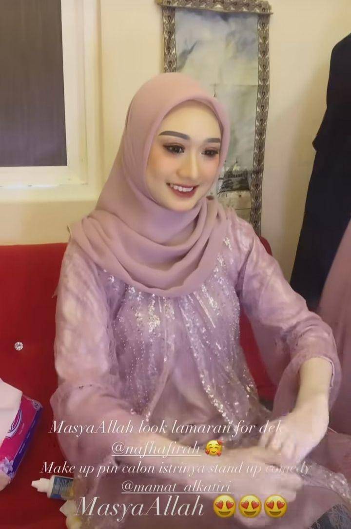 Lamaran Mamat Alkatiri (Instagram.com/thantymakeupbeauty)