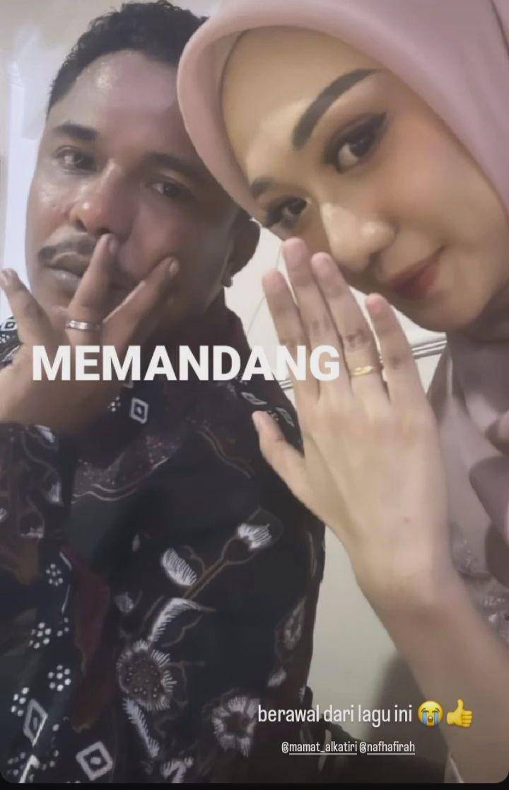 Lamaran Mamat Alkatiri (Instagram.com/nafhafirah)