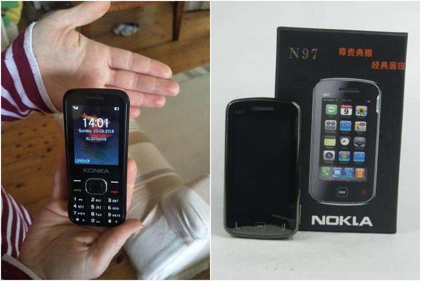 9 Barang KW Nokia, Namanya Berubah Jadi Konka?
