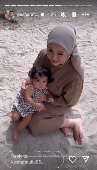 potret Kesha Ratuliu dan sahabat liburan di Faunaland (instagram.com/kesharatuliu05)