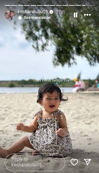 potret Kesha Ratuliu dan sahabat liburan di Faunaland (instagram.com/kesharatuliu05)
