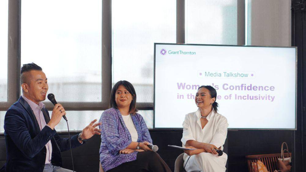 Media talkshow Grant Thornton dengan tema “Women’s Confidence in the Face of Inclusivity” pada Kamis (07/03/2024) di kawasan SCBD, Jakarta Selatan. (dok. Grant Thornton)