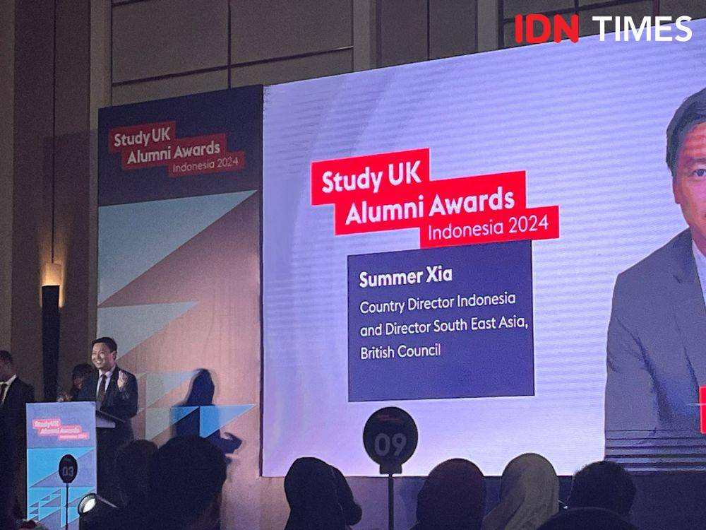 Study UK Alumni Awards 2024 pada Rabu (7/3/2024) di Fairmont Hotel, Jakarta. (IDN Times/Nisa Zarawaki)