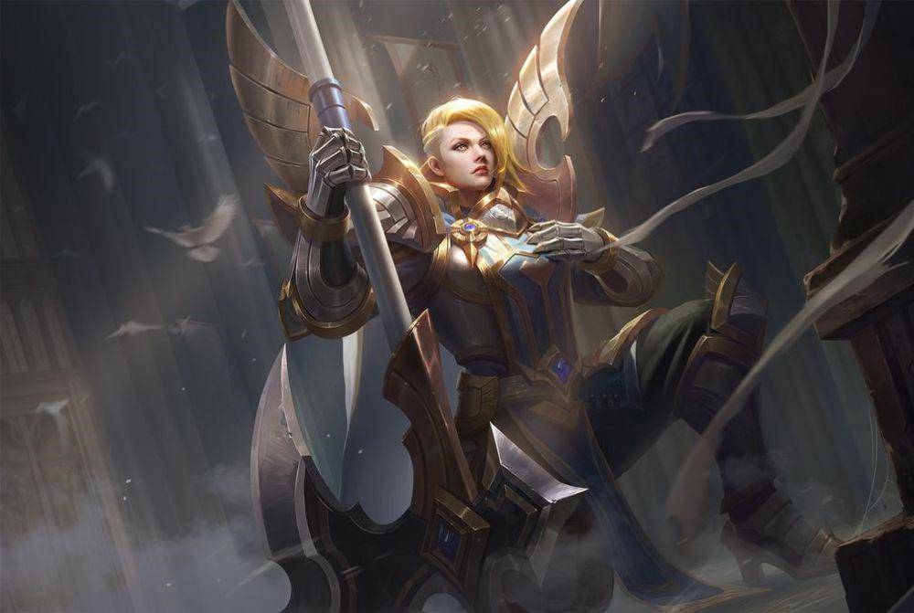 tampilan skin Hilda Sacred Guard (dok. Moonton/Mobile Legends)