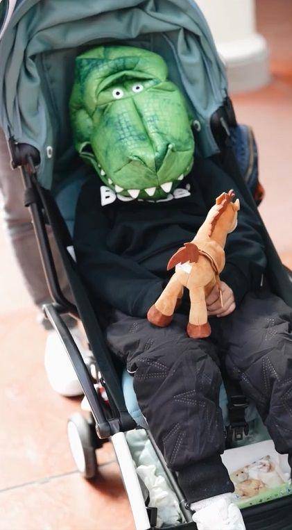 potret cipung dan sepupu di Tokyo Disneyland (instagram.com/ritchieismail)