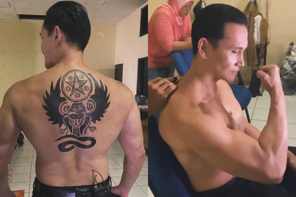 7 Potret Marcelino Lefrandt Bikin Tato, Ending-nya Bikin Ngakak