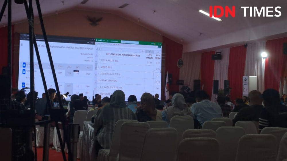 Rekapitulasi Suara Komeng, Teriakan 'Uhuy' Menggema di KPU Jabar