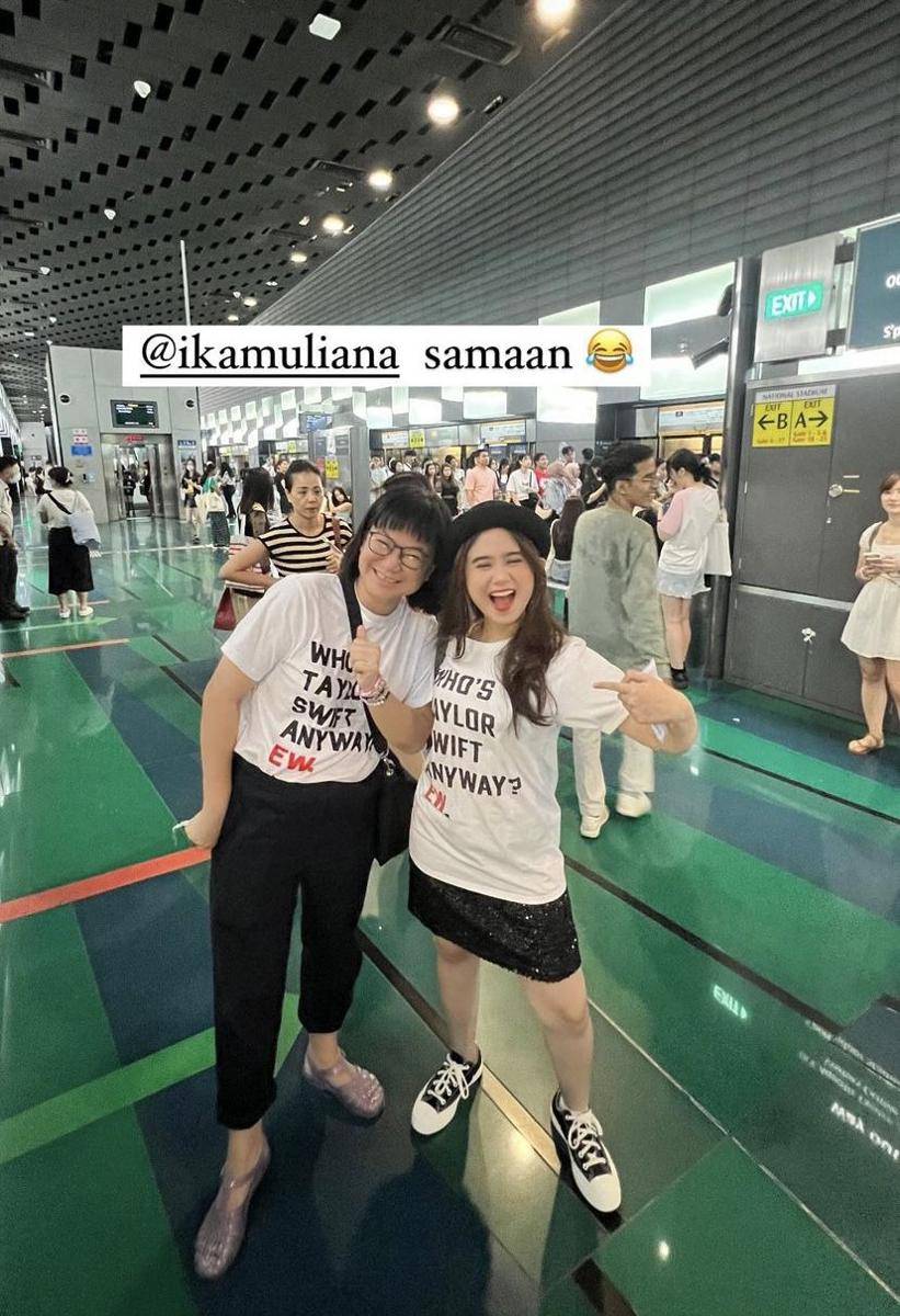 potret Tissa Biani nonton konser Taylor Swift di Singapura (Instagram.com/tissabiani)