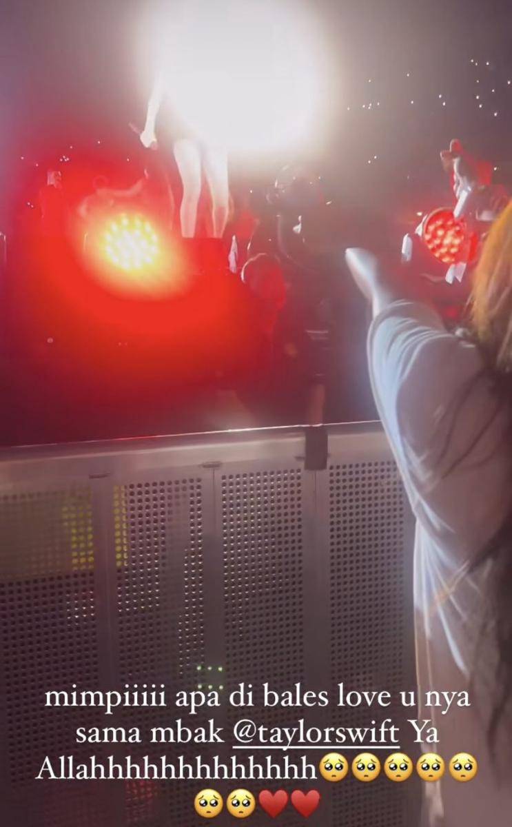 potret Tissa Biani nonton konser Taylor Swift di Singapura (Instagram.com/tissabiani)