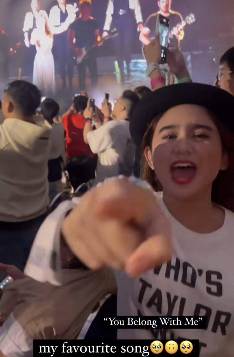 potret Tissa Biani nonton konser Taylor Swift di Singapura (Instagram.com/tissabiani)
