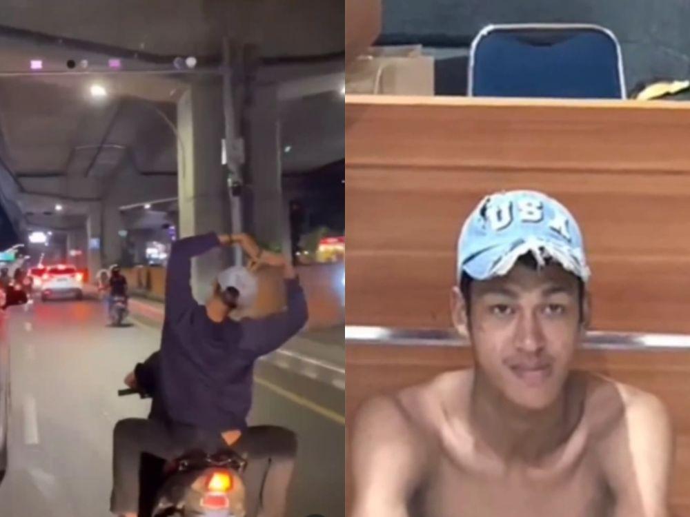 Freestyle Motor di Depan Kamera ETLE, Dua Pemuda Makassar Ditangkap