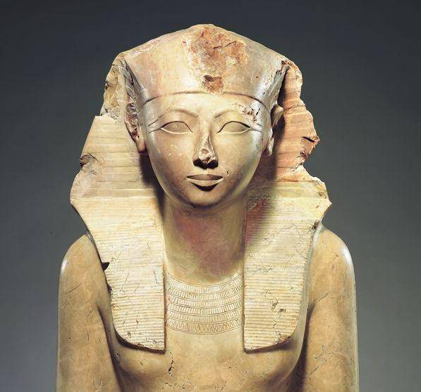 ilustrasi Hatshepsut yaitu anak dari pasangan Thutmosis I dan Ahmose (Wikimedia Commons)
