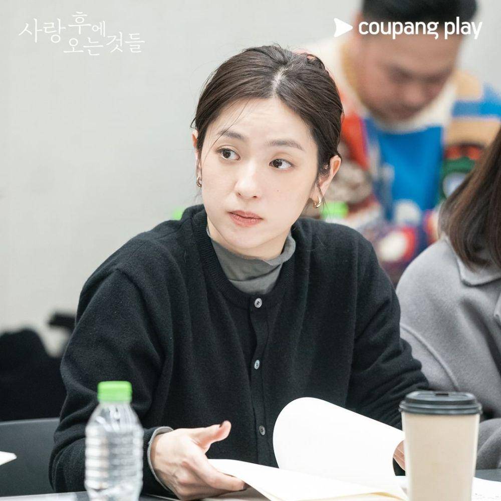 Anne Nakamura saat pembacaan naskah drakor What Comes After Love (instagram.com/coupangplay)