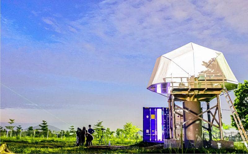 OAIL ITERA Gelar Pengamatan Hilal 1 Syawal 1445 H 9 April 2024