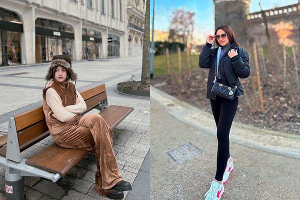 9 Ide Outfit Liburan ke Berbagai Tempat ala Happy Asmara, Seru deh!