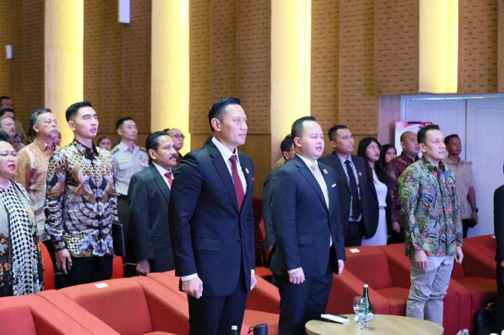 Menteri ATR/BPN, Agus Harimurti Yudhoyono (AHY) menghadiri The Launching of Indo-Pacific Strategic Intelligence (IPSI) . (Dok/Humas ATR/BPN)