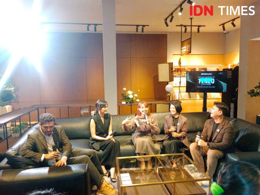 Press Conference Tenzo Living pada Kamis (7/3/2024) di Kemang, Jakarta. (IDN Times/Adyaning Raras)