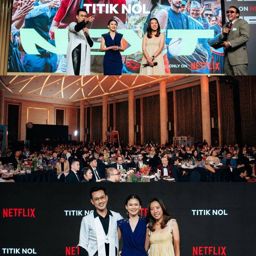 Titik Nol di acara Netflix (instagram.com/falconpictures_)