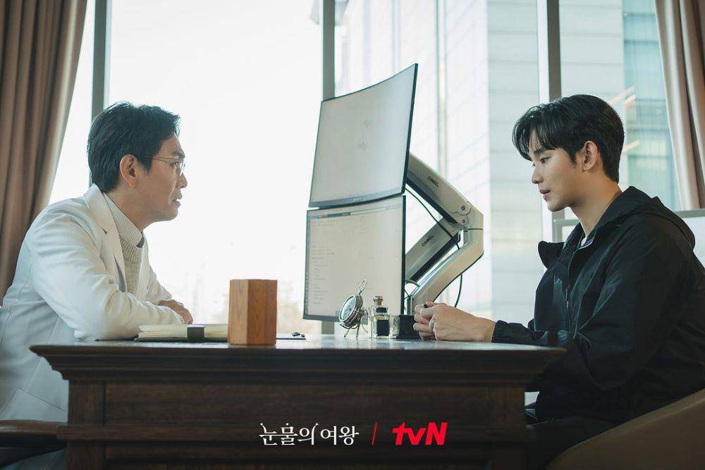 potret Reuni Oh Jung Se dan Kim Soo Hyun dalam drama Korea Queen of Tears (dok. tvN)