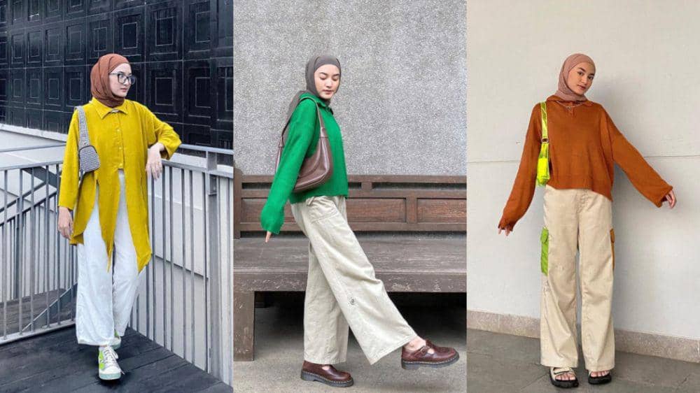 9 Style Kasual Nuansa Colorful ala Jihan Rifa, Cocok buat Ngabuburit!