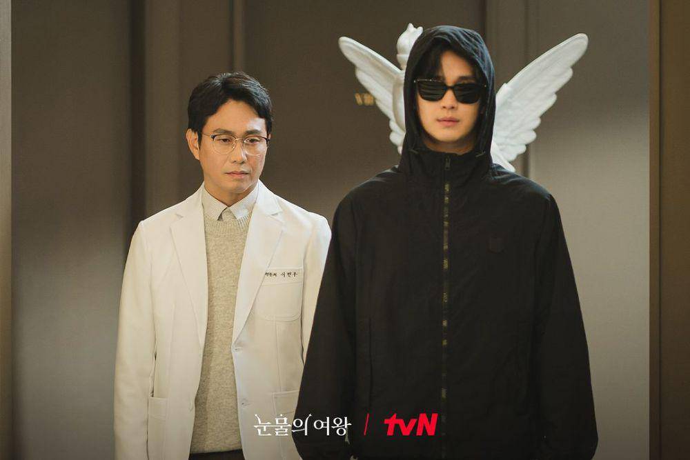 potret Reuni Oh Jung Se dan Kim Soo Hyun dalam drama Korea Queen of Tears (dok. tvN)